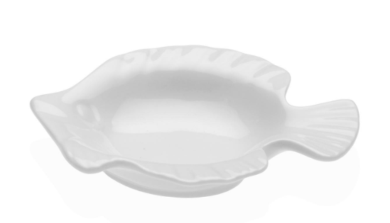 2299054ProductImg Cuenco Pez Porcelana Blanco - Imagen 1
