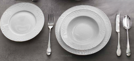 18 Pzs Vajilla Ricordi New Bone China