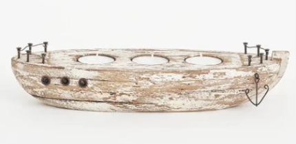 Porta Vela Barco Madera
