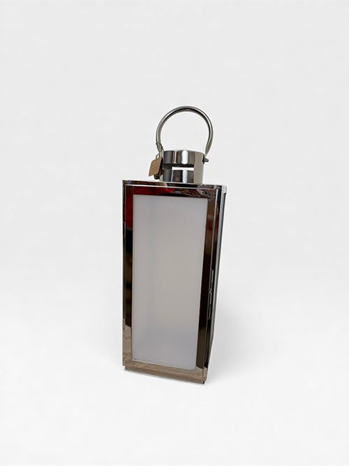 Epos Now product image 13829 Farol Metal Plateado GR - Imagen 1
