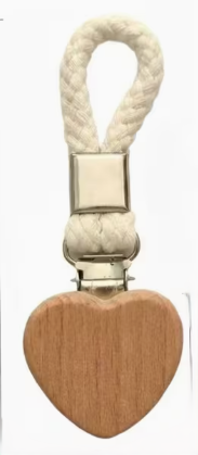 Clips de Madera Forma Corazòn