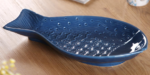 Plato Pez Azul Ceramica