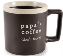 Taza de porcelana "mamá y papá".  400ml