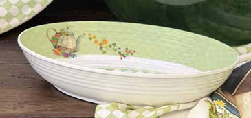 Fuente Ovalada  Wonderland Melamina 33cm