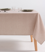 Mantel Liso INDIRA Anti Beige 140x 300cm (25) - Imagen 2
