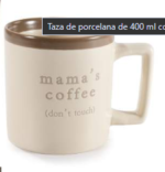 Taza de porcelana "mamá y papá".  400ml - Imagen 2