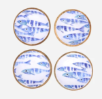Bowls de madera esmaltada Peces,  Coral  X UD - Imagen 2